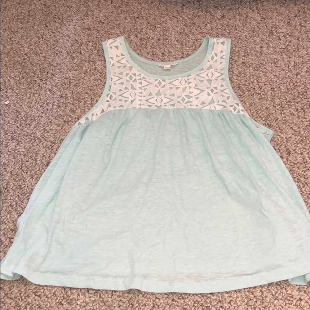 aero pastel blue tank